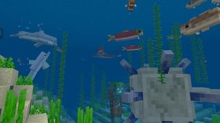 Screenshot of the Minecraft Bedrock Marketplace product Giant Mobs created by ASCENT.