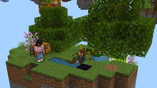 Screenshot of the Minecraft Bedrock Marketplace product Infinity Skyblock XL created by ASCENT.