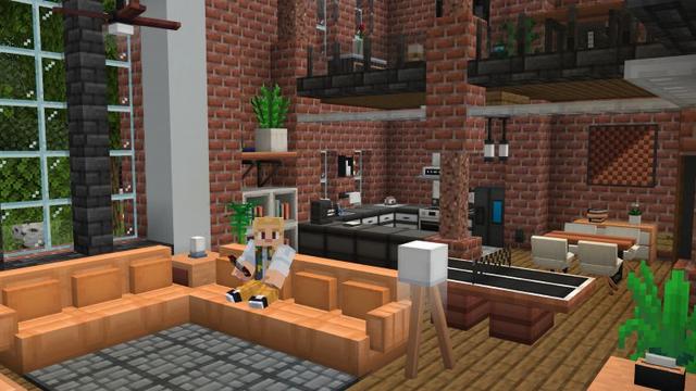 Screenshot of the Minecraft Bedrock Marketplace product MODERN FURNITURE Add-On created by ASCENT.