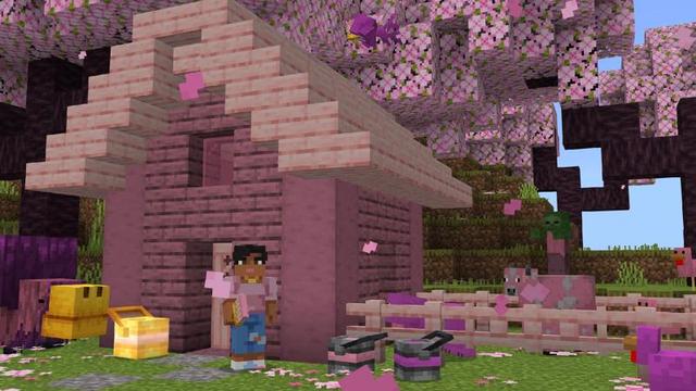 Screenshot of the Minecraft Bedrock Marketplace product Paint Add-On created by ASCENT.