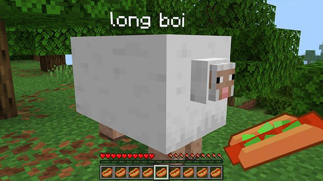 Screenshot of the Minecraft Bedrock Marketplace product Thicc Mobs Add-On created by ASCENT.