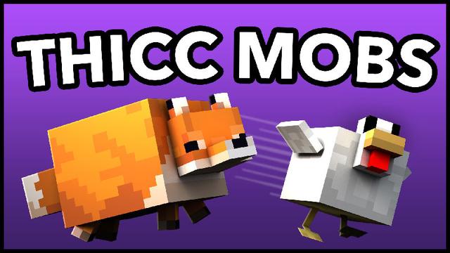 Thumbnail of the Minecraft Bedrock Marketplace product Thicc Mobs created by ASCENT.