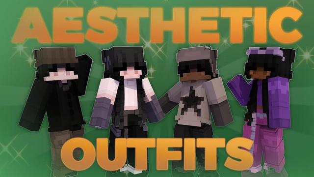 Thumbnail of the Minecraft Bedrock Marketplace product Aesthetic Outfits created by Asiago Bagels.