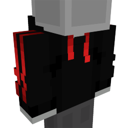 Thumbnail of the Minecraft Bedrock Marketplace product Black and Red Hoodie created by Asiago Bagels.