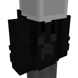 Thumbnail of the Minecraft Bedrock Marketplace product Black Creeper Hoodie created by Asiago Bagels.