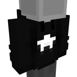 Thumbnail of the Minecraft Bedrock Marketplace product Black Star Hoodie created by Asiago Bagels.