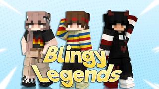 Thumbnail of the Minecraft Bedrock Marketplace product Blingy Legends created by Asiago Bagels.