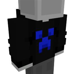 Thumbnail of the Minecraft Bedrock Marketplace product Blue Creeper Hoodie created by Asiago Bagels.