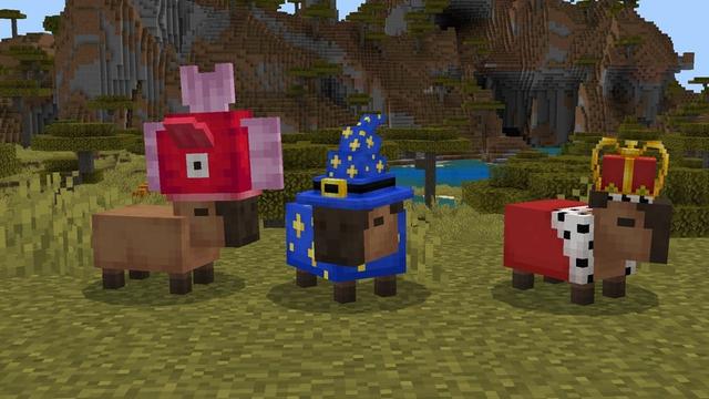 Screenshot of the Minecraft Bedrock Marketplace product Capybaras Add-On created by Asiago Bagels.