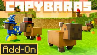 Thumbnail of the Minecraft Bedrock Marketplace product Add-Ons Capybaras created by Asiago Bagels.