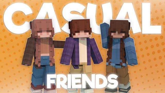 Thumbnail of the Minecraft Bedrock Marketplace product Casual Friends created by Asiago Bagels.