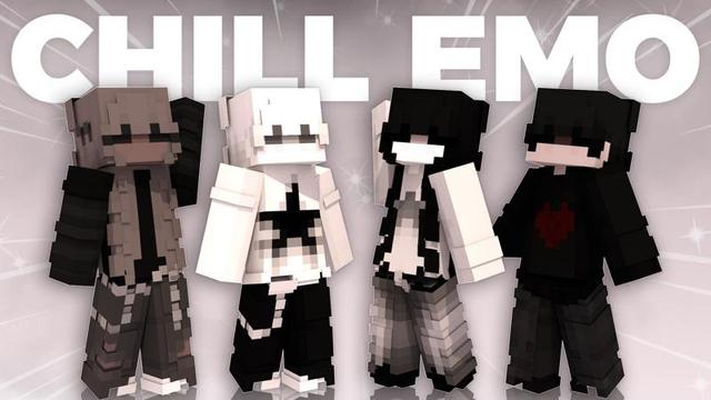 Thumbnail of the Minecraft Bedrock Marketplace product Chill Emo created by Asiago Bagels.
