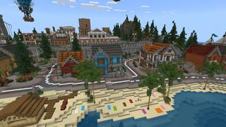Screenshot of the Minecraft Bedrock Marketplace product City Survival created by Asiago Bagels.