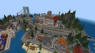 Screenshot of the Minecraft Bedrock Marketplace product City Survival created by Asiago Bagels.