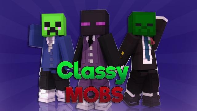 Thumbnail of the Minecraft Bedrock Marketplace product Classy Mobs created by Asiago Bagels.