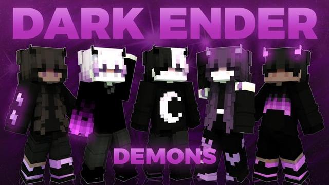 Thumbnail of the Minecraft Bedrock Marketplace product Dark Ender Demons created by Asiago Bagels.