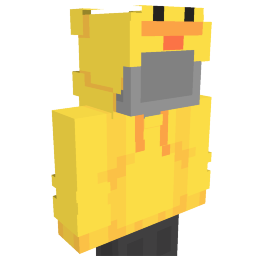 Thumbnail of the Minecraft Bedrock Marketplace product Duck Hoodie created by Asiago Bagels.