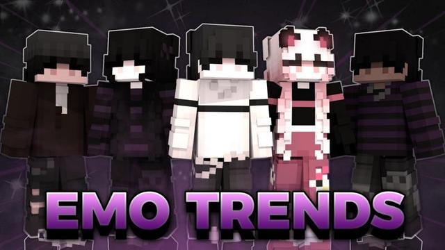 Thumbnail of the Minecraft Bedrock Marketplace product Emo Trends created by Asiago Bagels.