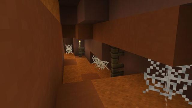 Screenshot of the Minecraft Bedrock Marketplace product Find the Button: Biomes created by Asiago Bagels.