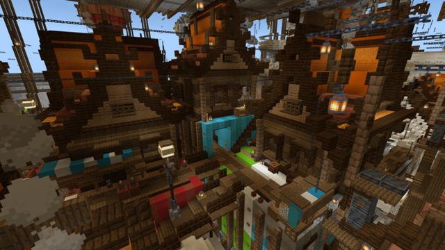Screenshot of the Minecraft Bedrock Marketplace product Floating City created by Asiago Bagels.