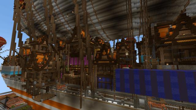Screenshot of the Minecraft Bedrock Marketplace product Floating City created by Asiago Bagels.