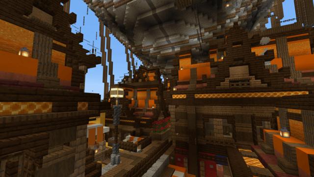 Screenshot of the Minecraft Bedrock Marketplace product Floating City created by Asiago Bagels.