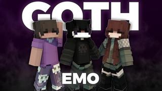 Thumbnail of the Minecraft Bedrock Marketplace product Goth Emo created by Asiago Bagels.