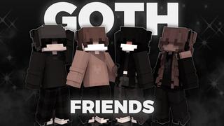 Thumbnail of the Minecraft Bedrock Marketplace product Goth Friends created by Asiago Bagels.