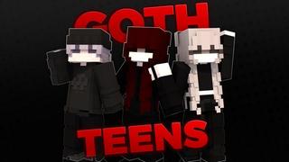 Thumbnail of the Minecraft Bedrock Marketplace product Goth Teens created by Asiago Bagels.