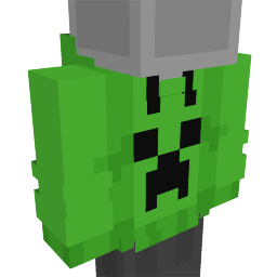 Thumbnail of the Minecraft Bedrock Marketplace product Green Creeper Hoodie created by Asiago Bagels.