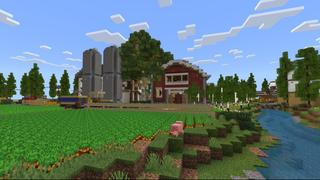 Screenshot of the Minecraft Bedrock Marketplace product Green Grove Farming created by Asiago Bagels.