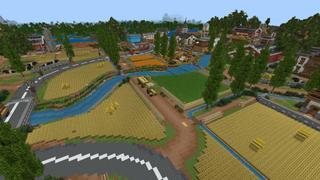 Screenshot of the Minecraft Bedrock Marketplace product Green Grove Farming created by Asiago Bagels.