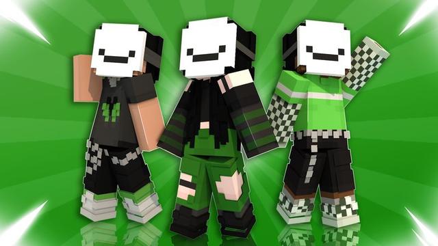 Thumbnail of the Minecraft Bedrock Marketplace product Green Smiles 3 created by Asiago Bagels.