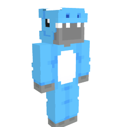Thumbnail of the Minecraft Bedrock Marketplace product Light Blue Dinosaur Pajamas created by Asiago Bagels.