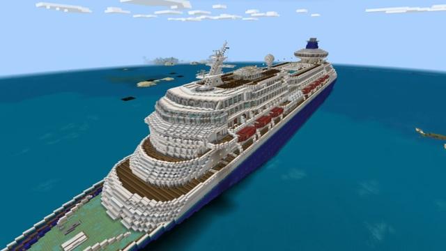 Screenshot of the Minecraft Bedrock Marketplace product Luxury Cruise created by Asiago Bagels.