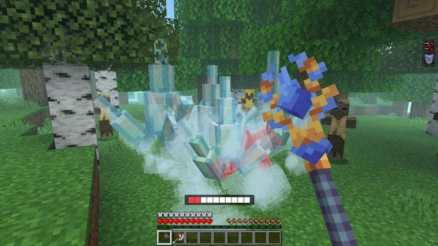 Screenshot of the Minecraft Bedrock Marketplace product Magic Wands created by Asiago Bagels.