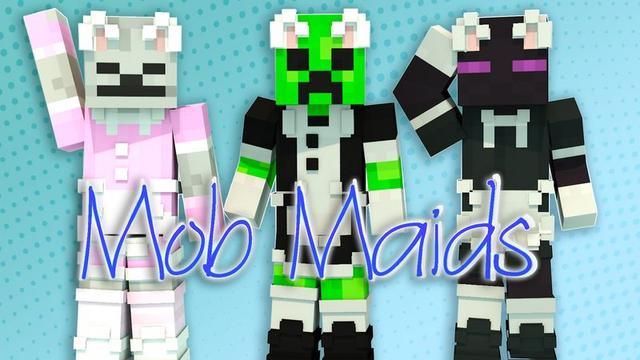 Thumbnail of the Minecraft Bedrock Marketplace product Maid Mobs created by Asiago Bagels.