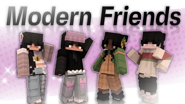 Thumbnail of the Minecraft Bedrock Marketplace product Modern Friends created by Asiago Bagels.