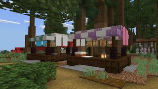 Screenshot of the Minecraft Bedrock Marketplace product Mushroom Valley created by Asiago Bagels.
