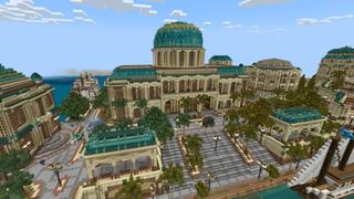 Screenshot of the Minecraft Bedrock Marketplace product Pearl of the Oasis created by Asiago Bagels.