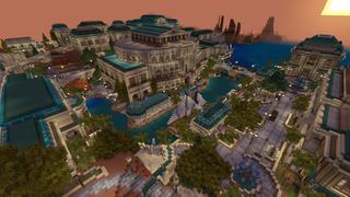 Screenshot of the Minecraft Bedrock Marketplace product Pearl of the Oasis created by Asiago Bagels.