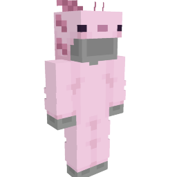 Thumbnail of the Minecraft Bedrock Marketplace product Pink Axolotl Pajamas created by Asiago Bagels.