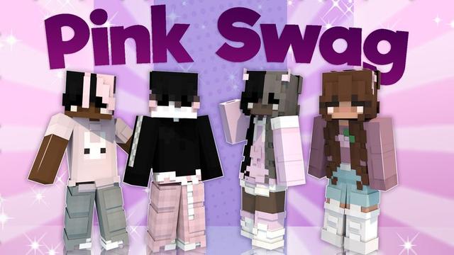 Thumbnail of the Minecraft Bedrock Marketplace product Pink Swag created by Asiago Bagels.