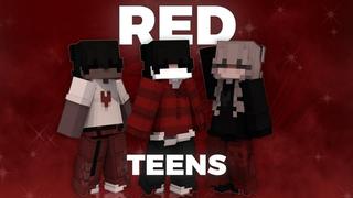 Thumbnail of the Minecraft Bedrock Marketplace product Red Teens created by Asiago Bagels.