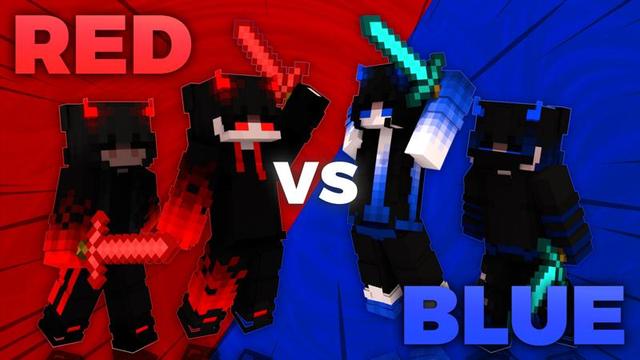 Thumbnail of the Minecraft Bedrock Marketplace product Red VS Blue created by Asiago Bagels.