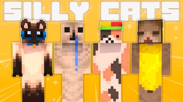 Thumbnail of the Minecraft Bedrock Marketplace product Silly Cats created by Asiago Bagels.