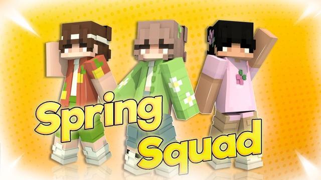 Thumbnail of the Minecraft Bedrock Marketplace product Spring Squad created by Asiago Bagels.