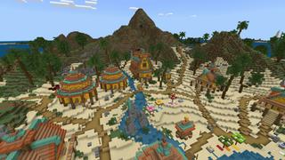 Screenshot of the Minecraft Bedrock Marketplace product Summer Paradise created by Asiago Bagels.