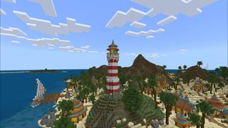 Screenshot of the Minecraft Bedrock Marketplace product Summer Paradise created by Asiago Bagels.