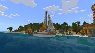 Screenshot of the Minecraft Bedrock Marketplace product Summer Paradise created by Asiago Bagels.